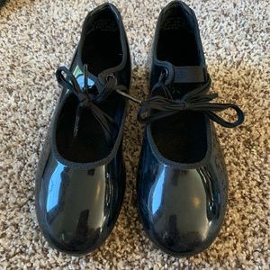 Capezio Black Tap Shoe 5.5W EUC